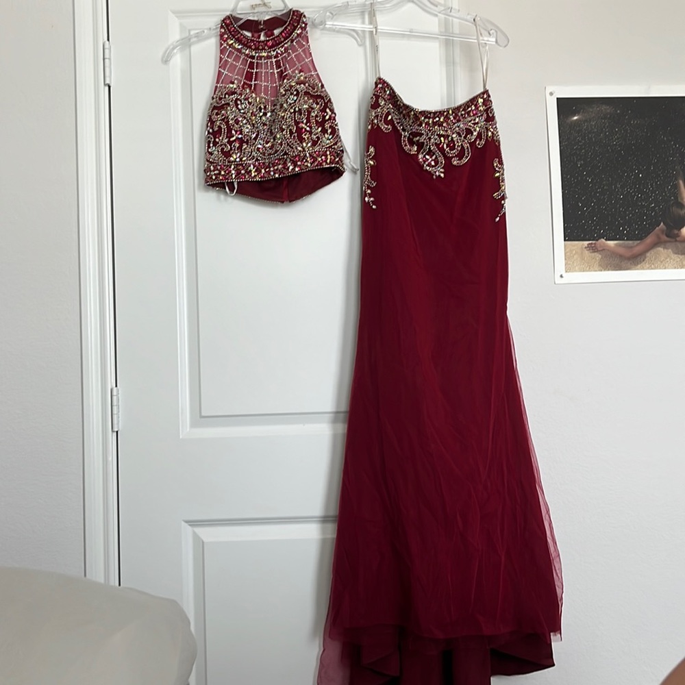 2 Piece Prom Dress